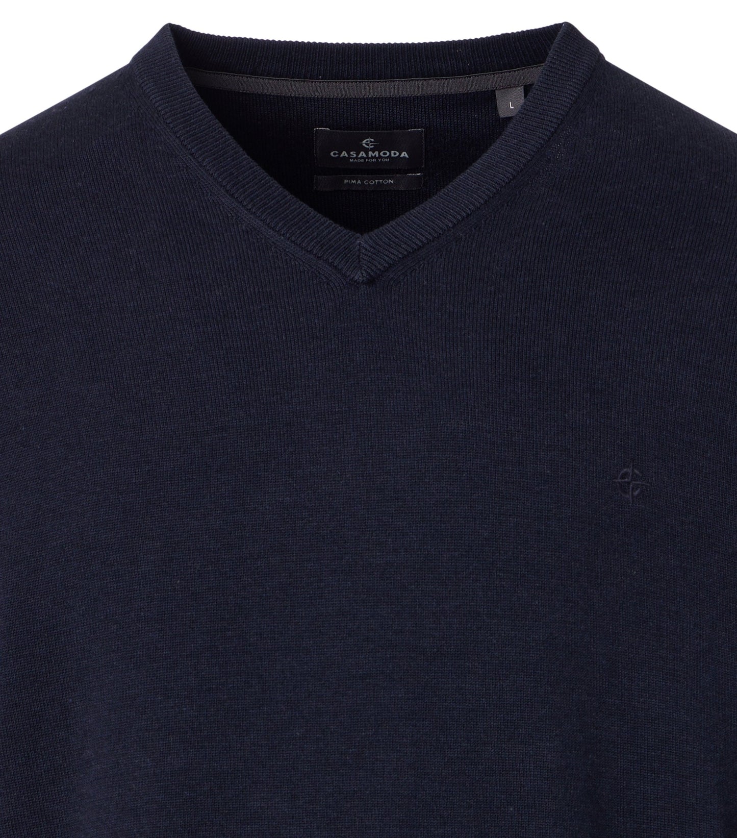 Pullover V-Neck NOS blau Bild 3