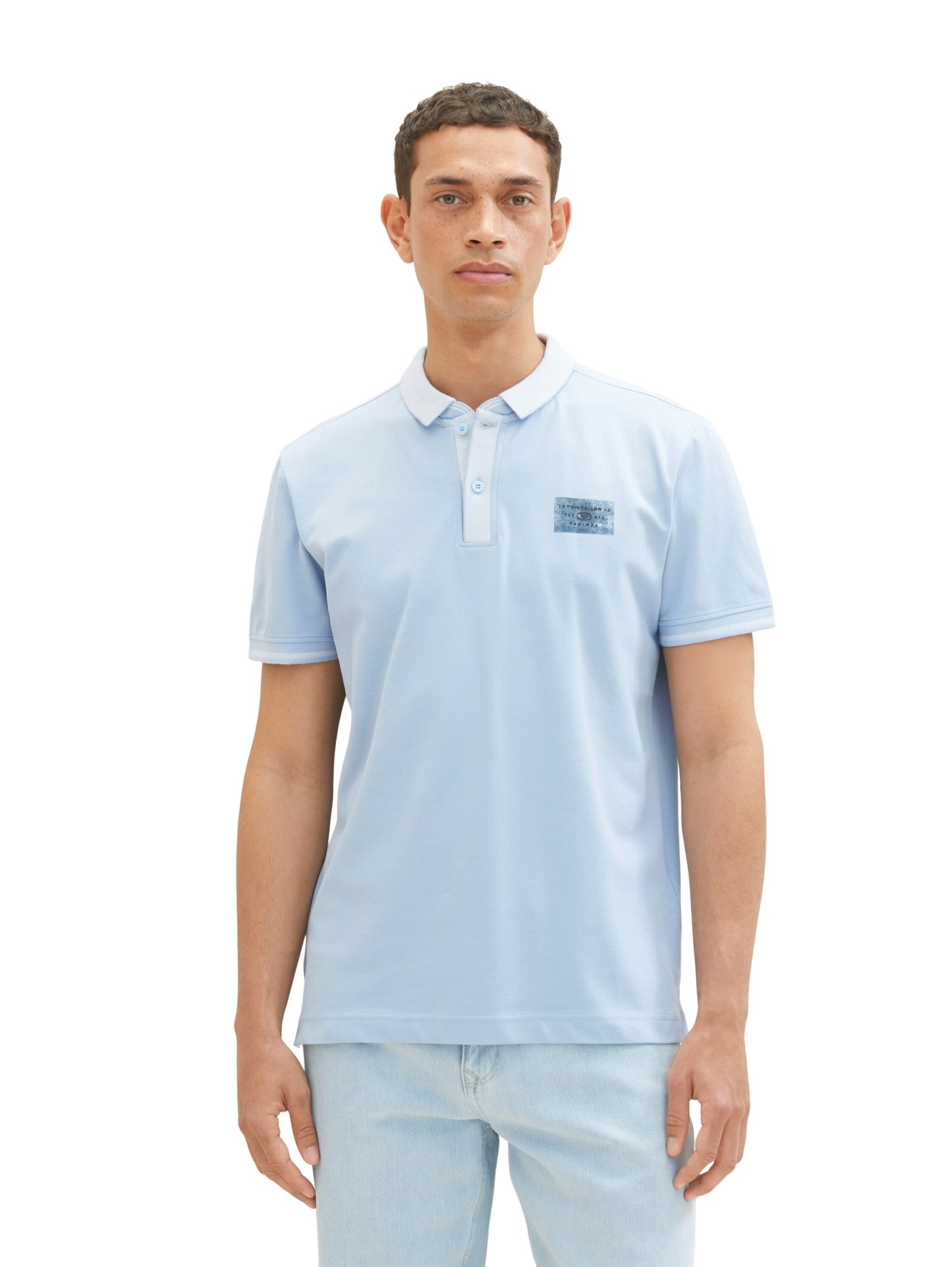 double collar polo stonington blu Bild 7