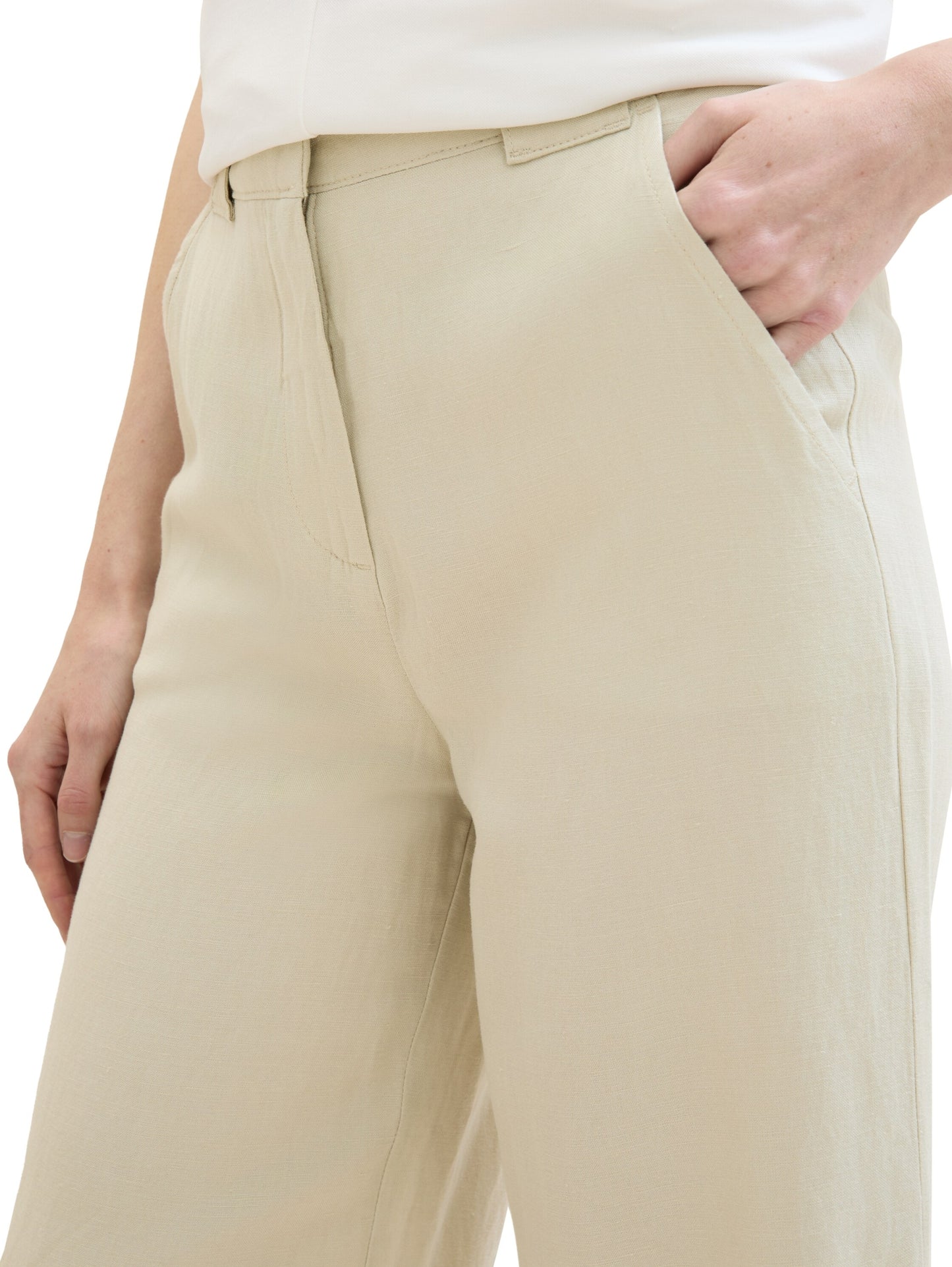 culotte linen pants summer beige Bild 8