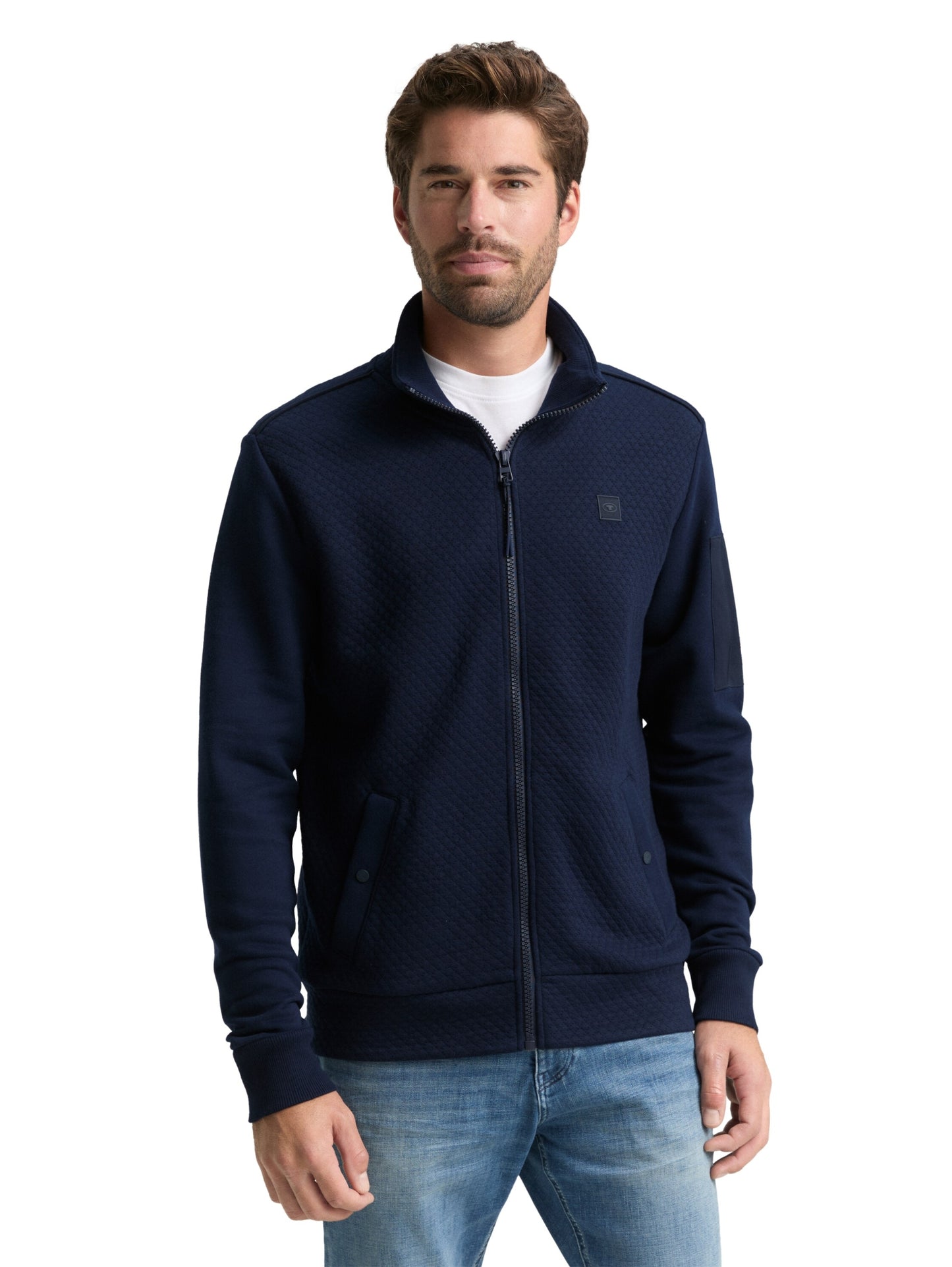 structured stand-up jacket sky captain bl Bild 6