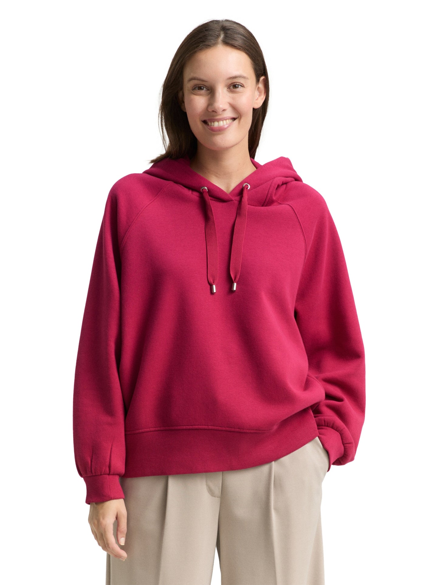 Sweatshirt Hoodie dark pink Bild 6