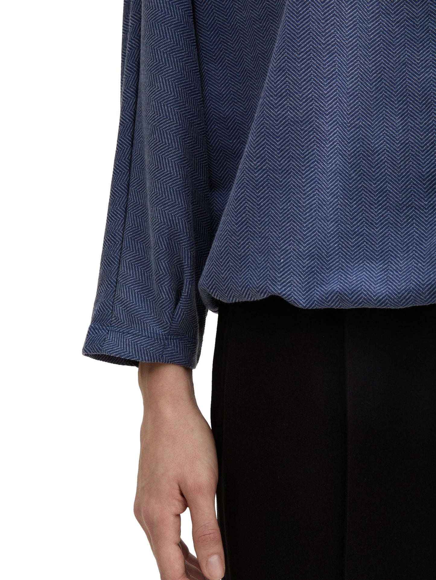 T-shirt batwing herringbone navy heringbon Bild 6
