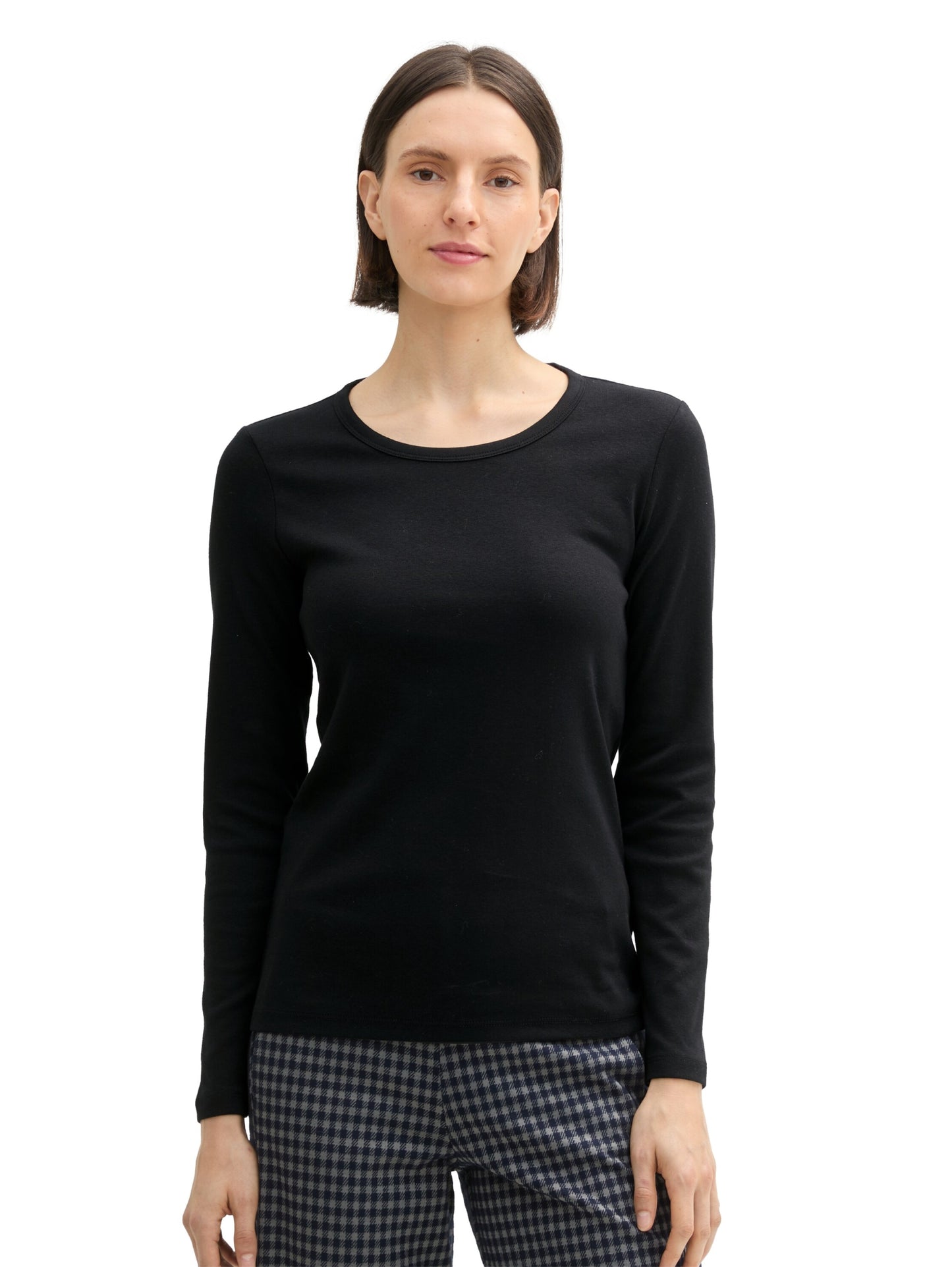 T-shirt crew neck deep black Bild 6
