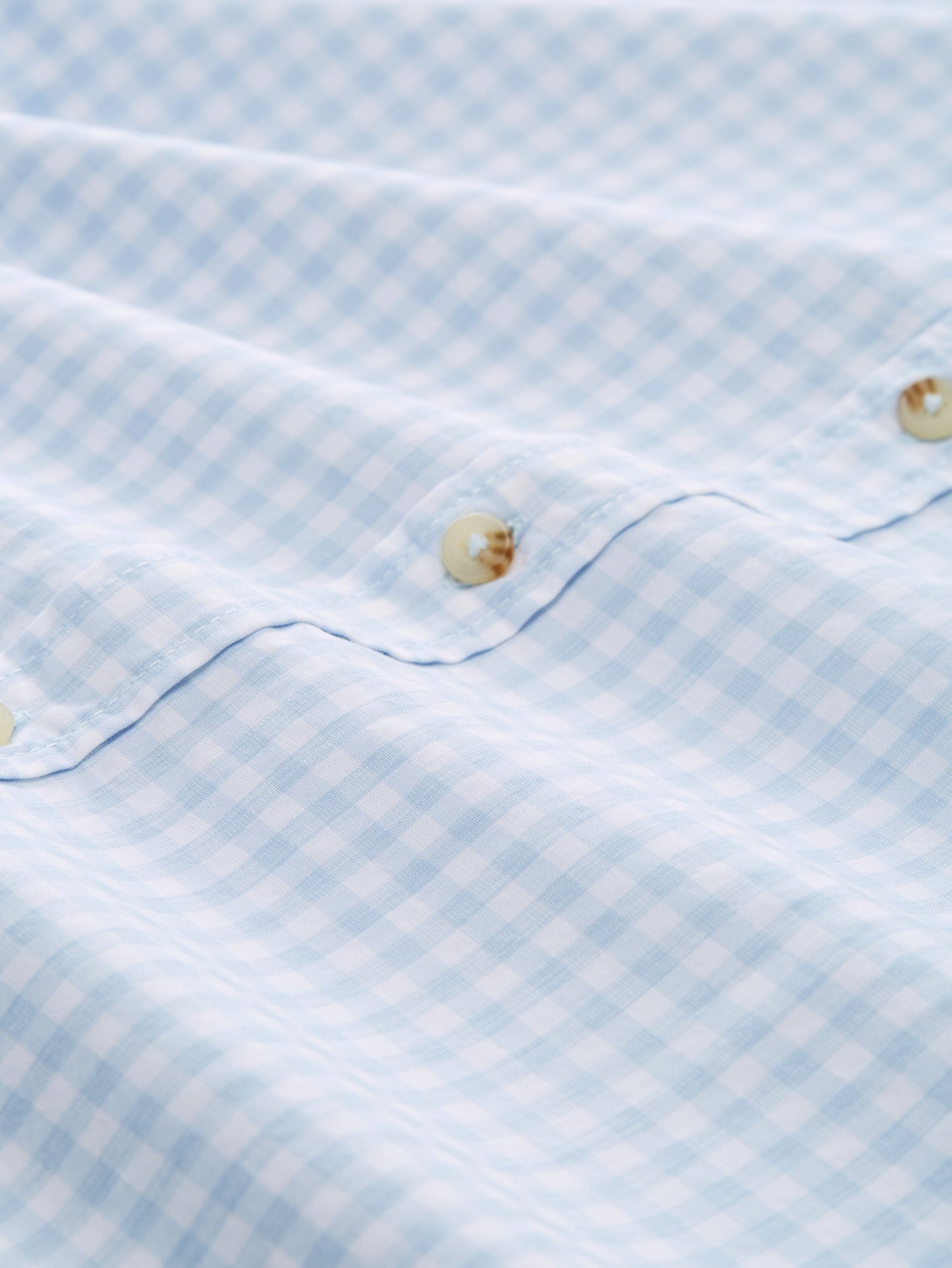 vichy checked shirt powder blue sm Bild 2