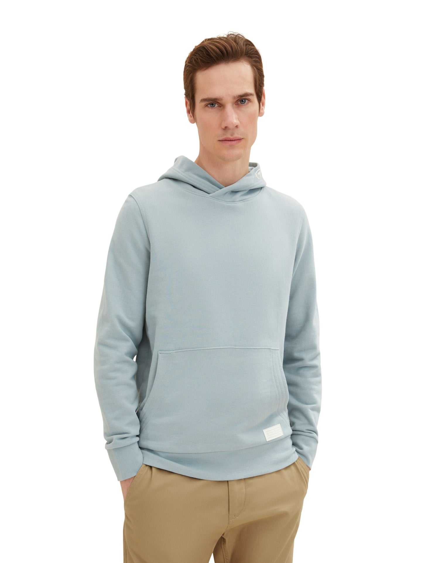 hoodie with structured lining light ice blue Bild 7