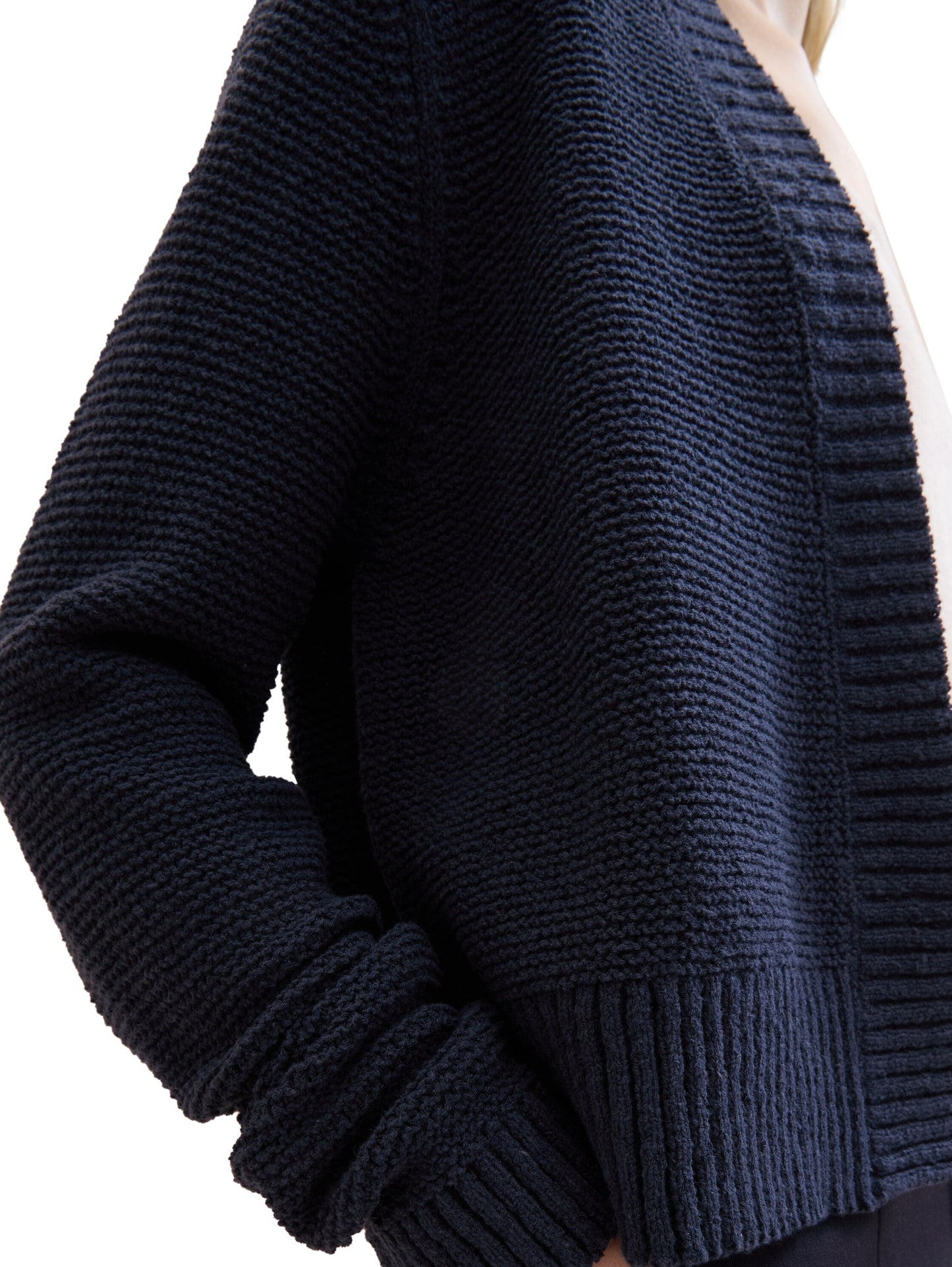 knit structured cardigan sky captain bl Bild 7
