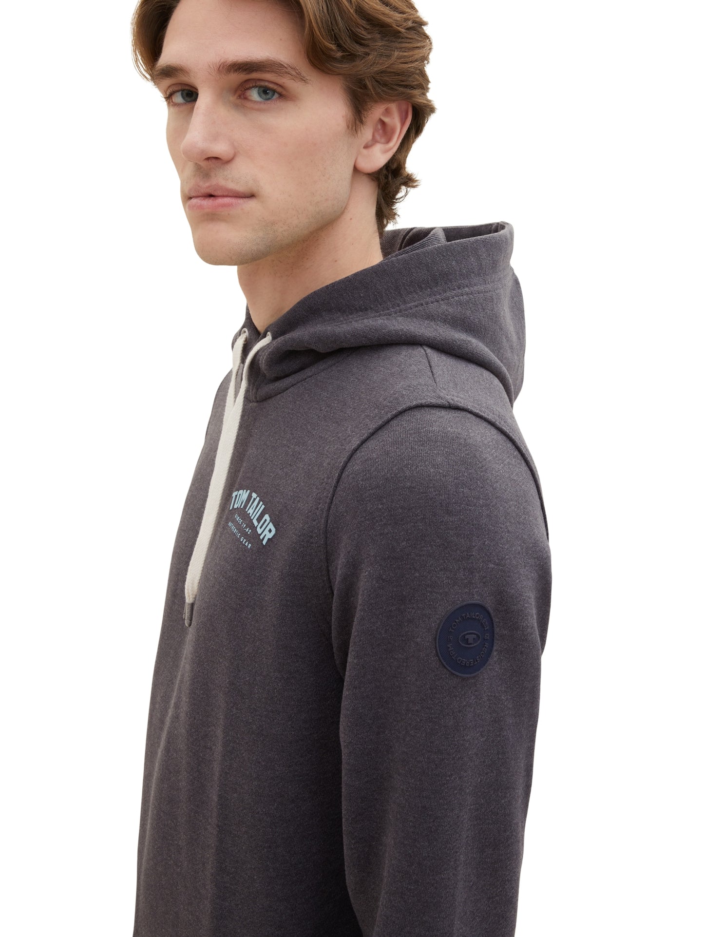 logo hoodie Dark Grey Mela Bild 7
