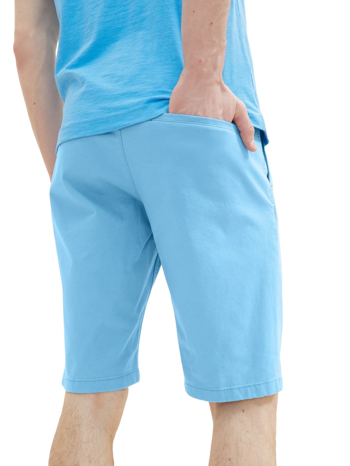 regular stretch chino shorts rainy sky blue Bild 8