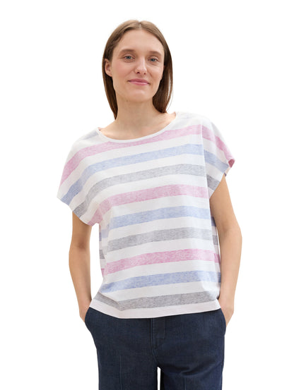 T-Shirt mit beidseitigem Print