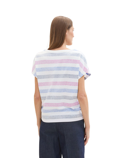 T-Shirt mit beidseitigem Print