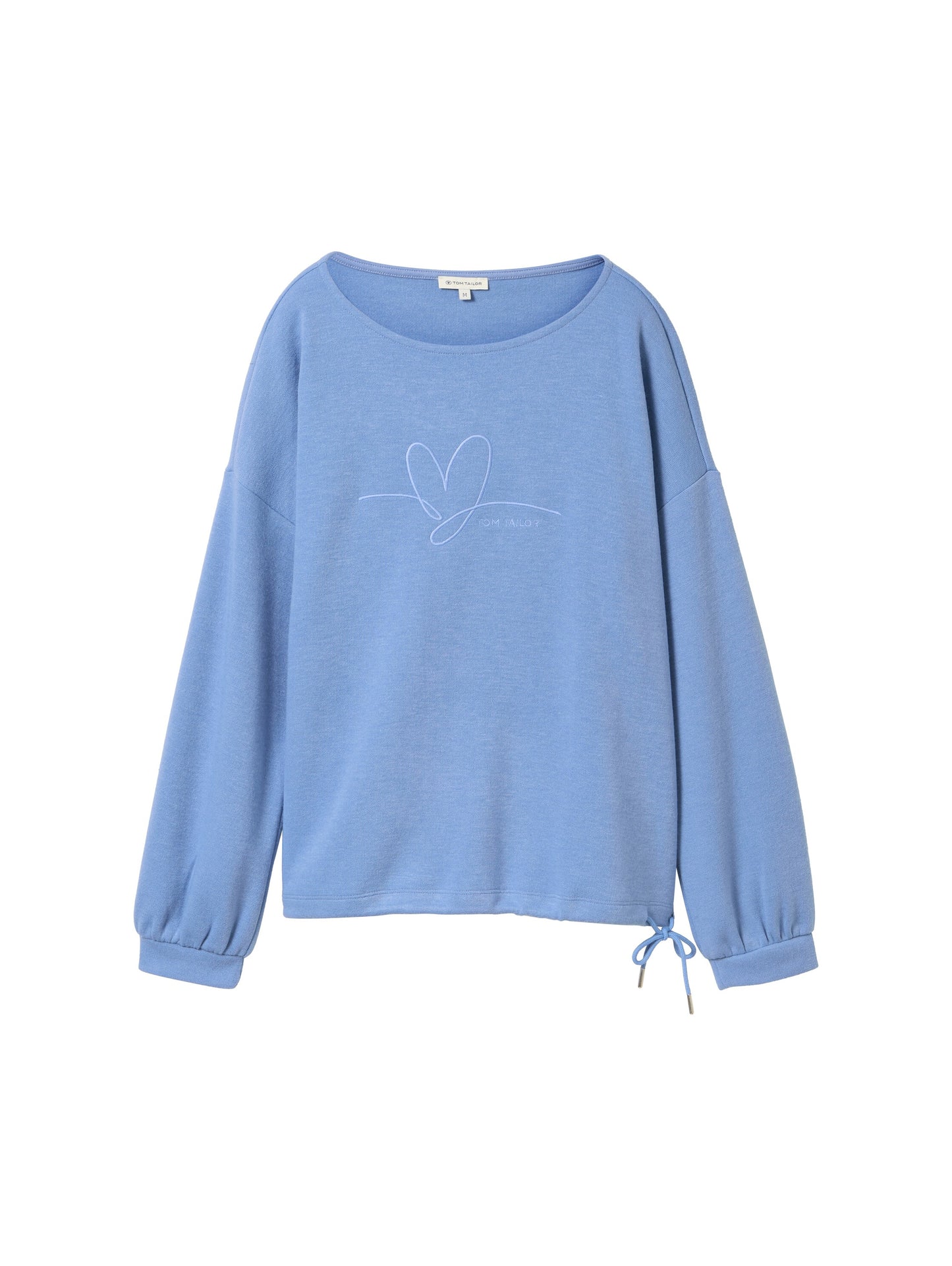 Sweatshirt mit Herz-Stickerei | Tom Tailor | 1044248