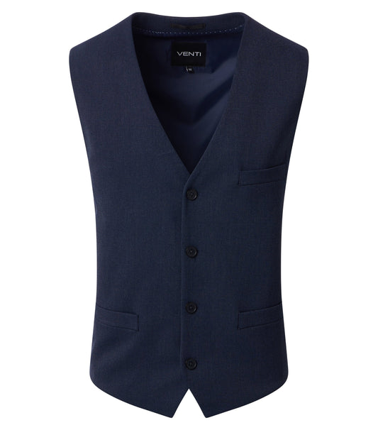 Anzug Weste blau Bild 1