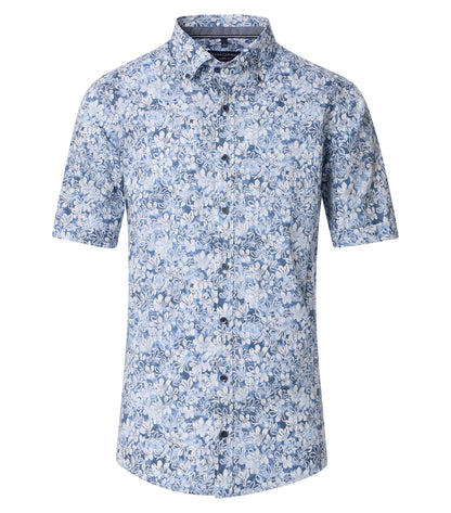 B.D. Casual Fit 1/2Arm blau Bild 1