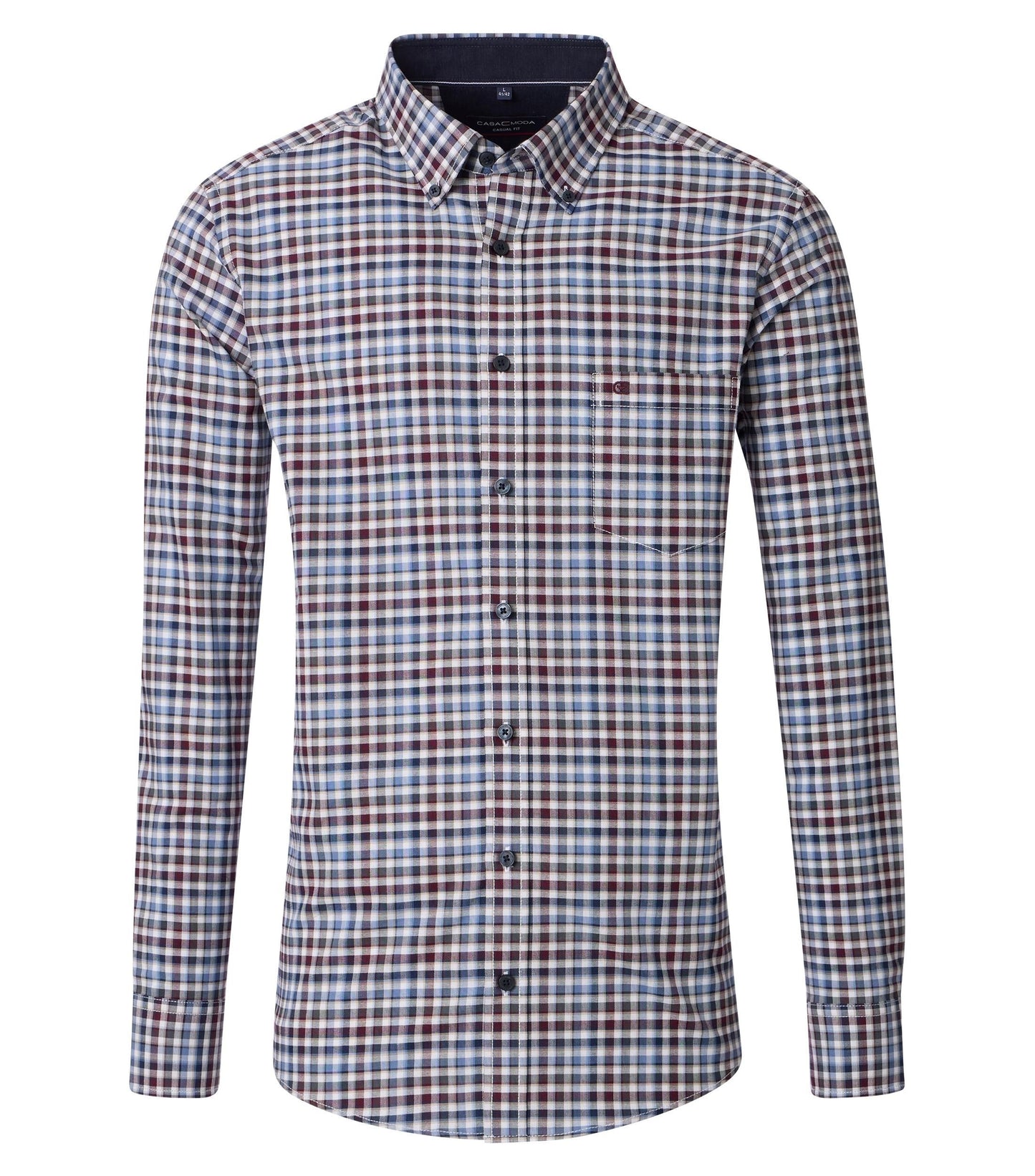 B.D. Casual Fit 72Arm blau Bild 1