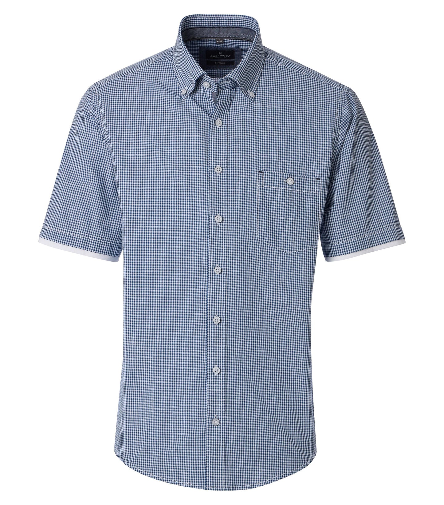 B.D. Casual Short 1/2Arm_ blau Bild 1