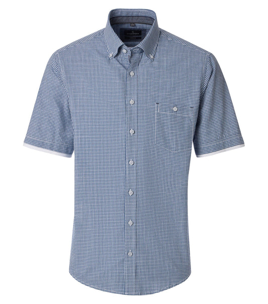 B.D. Casual Short 1/2Arm_ blau Bild 1
