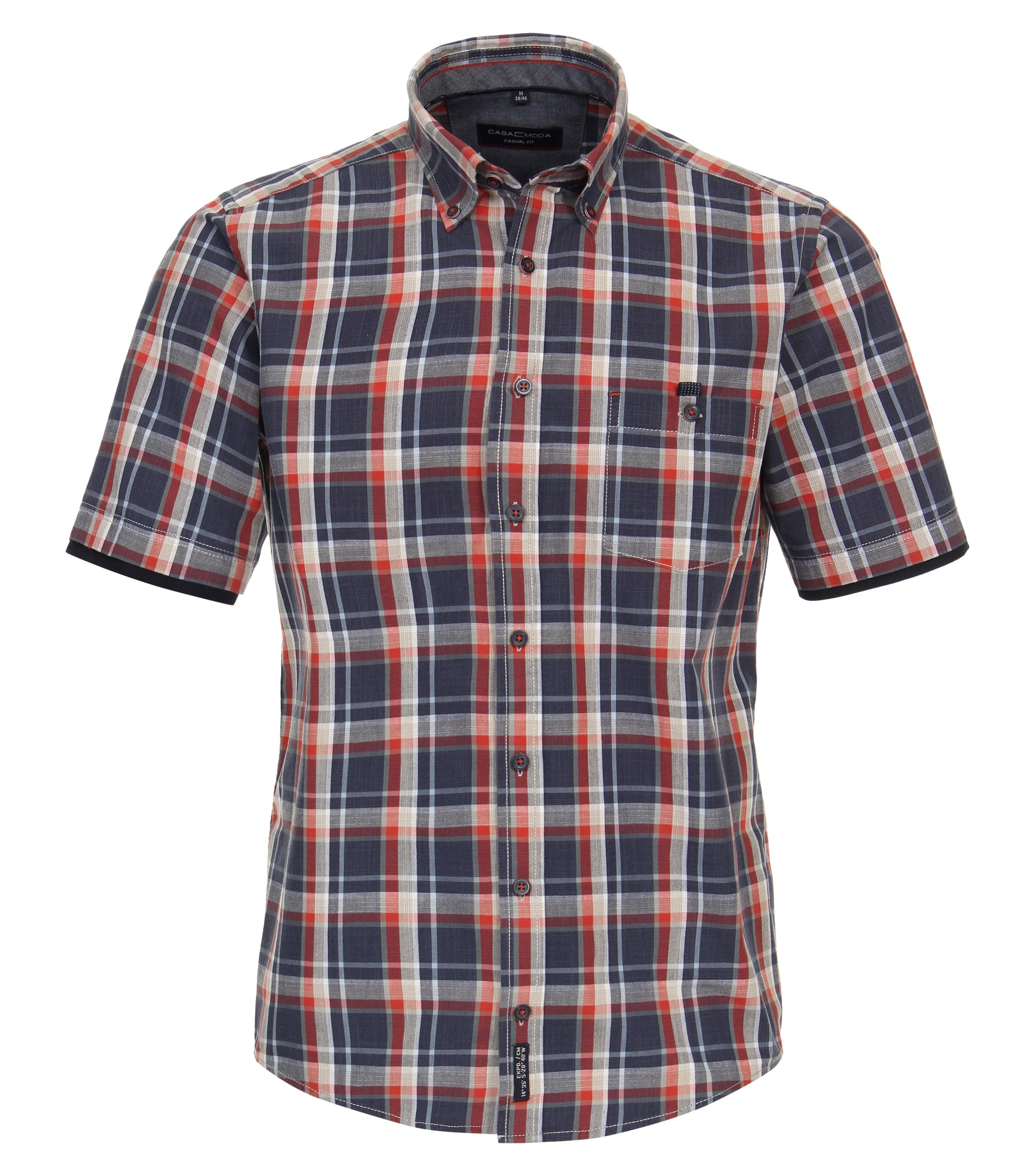 B.D. Casual Short 1/2Arm blau Bild 1