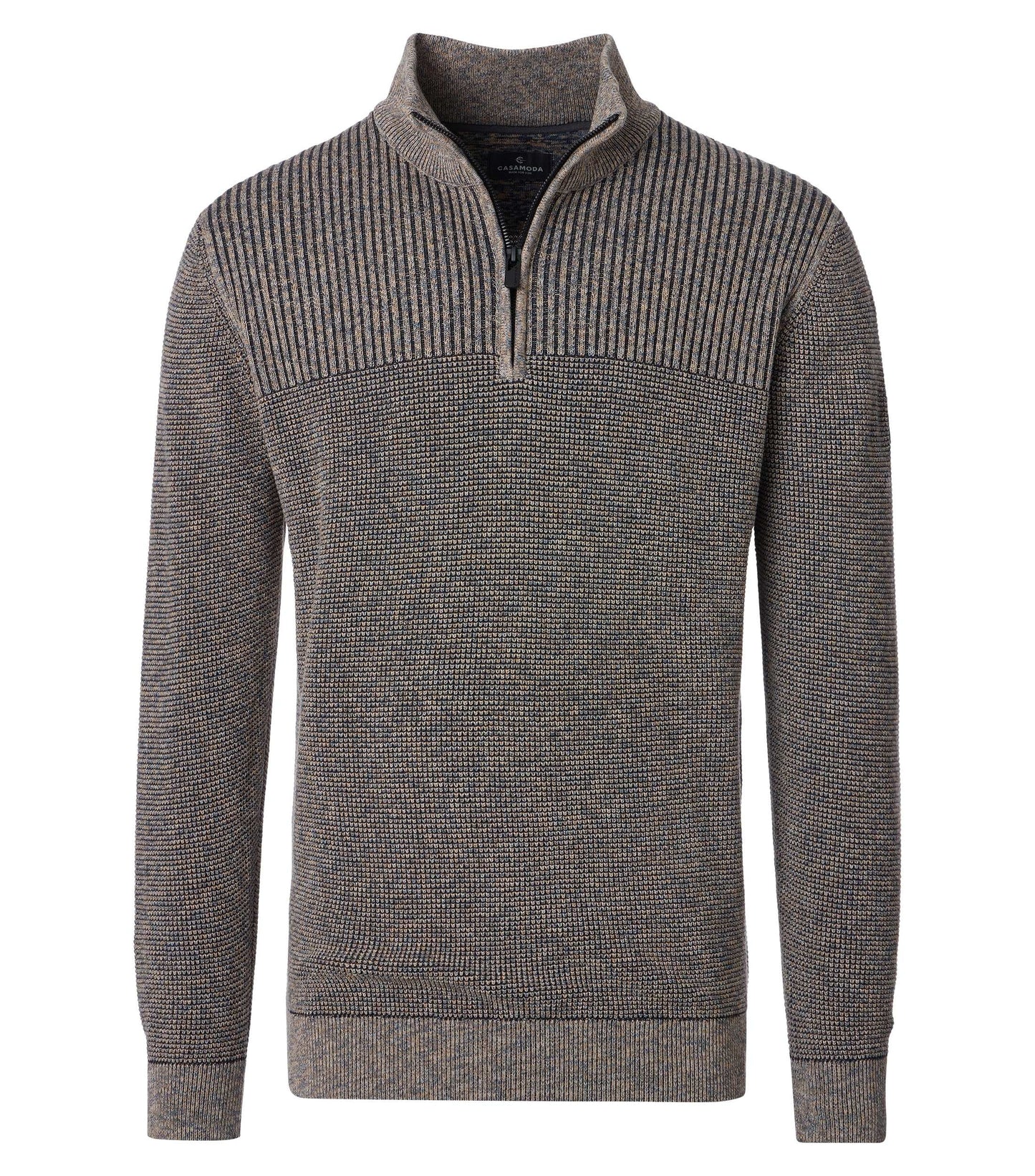 half-zip sweater braun Bild 1