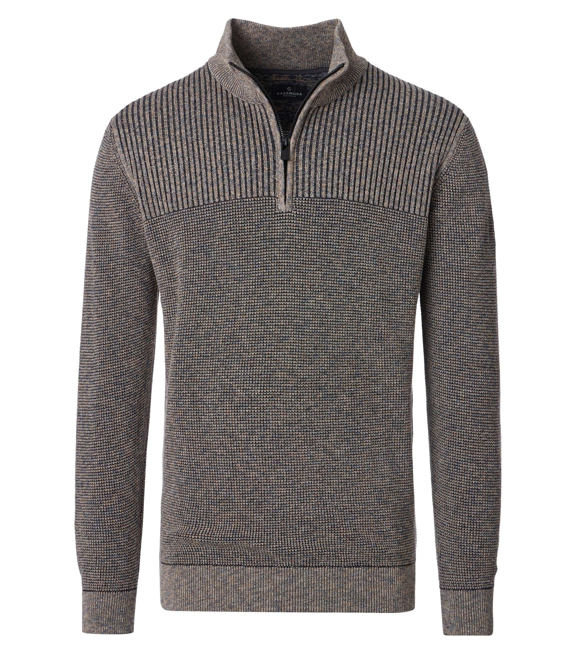 half-zip sweater braun Bild 1