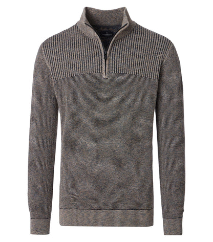half-zip sweater braun Bild 1