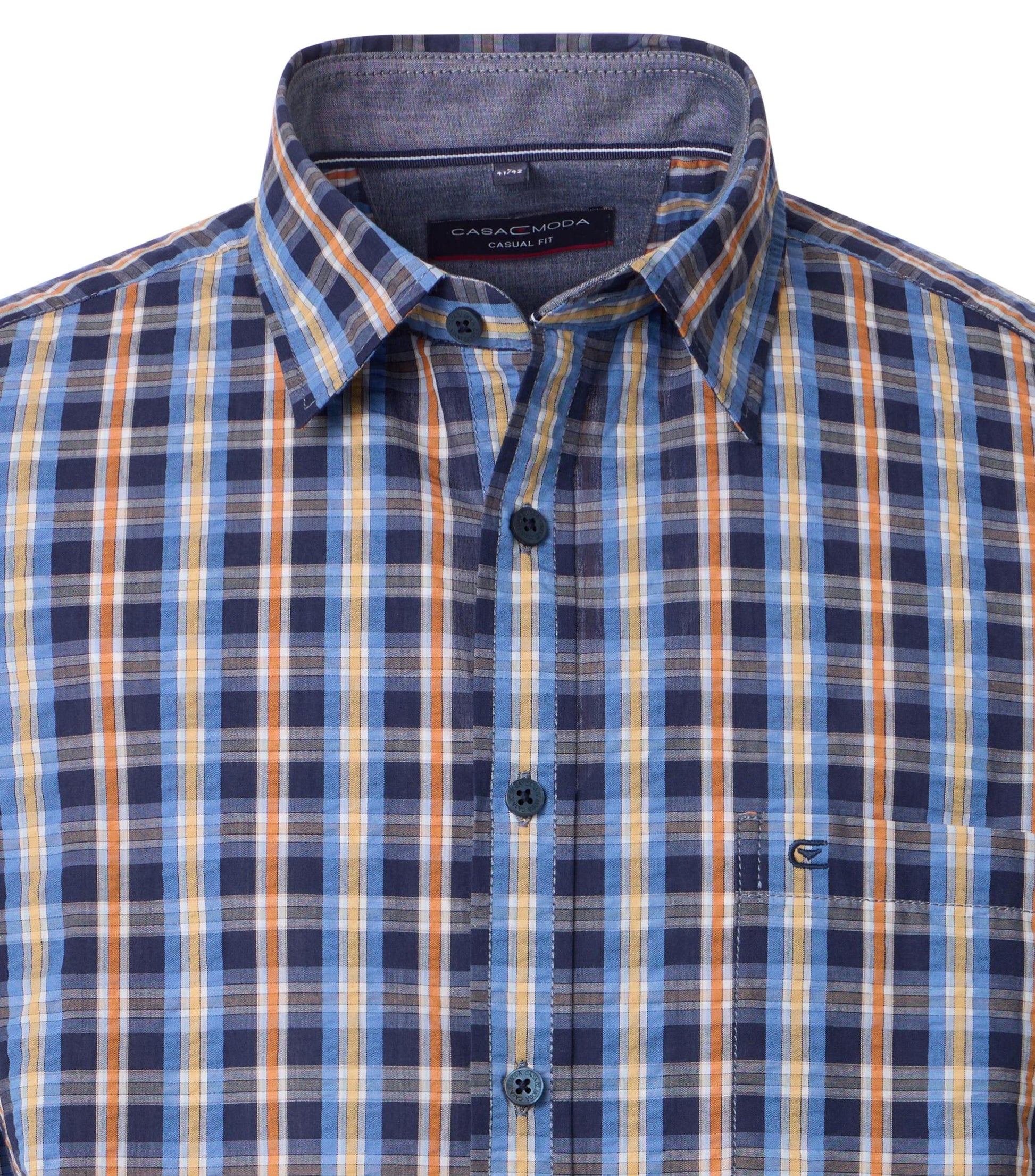 Kent Casual Fit 1/2Arm blau Bild 3
