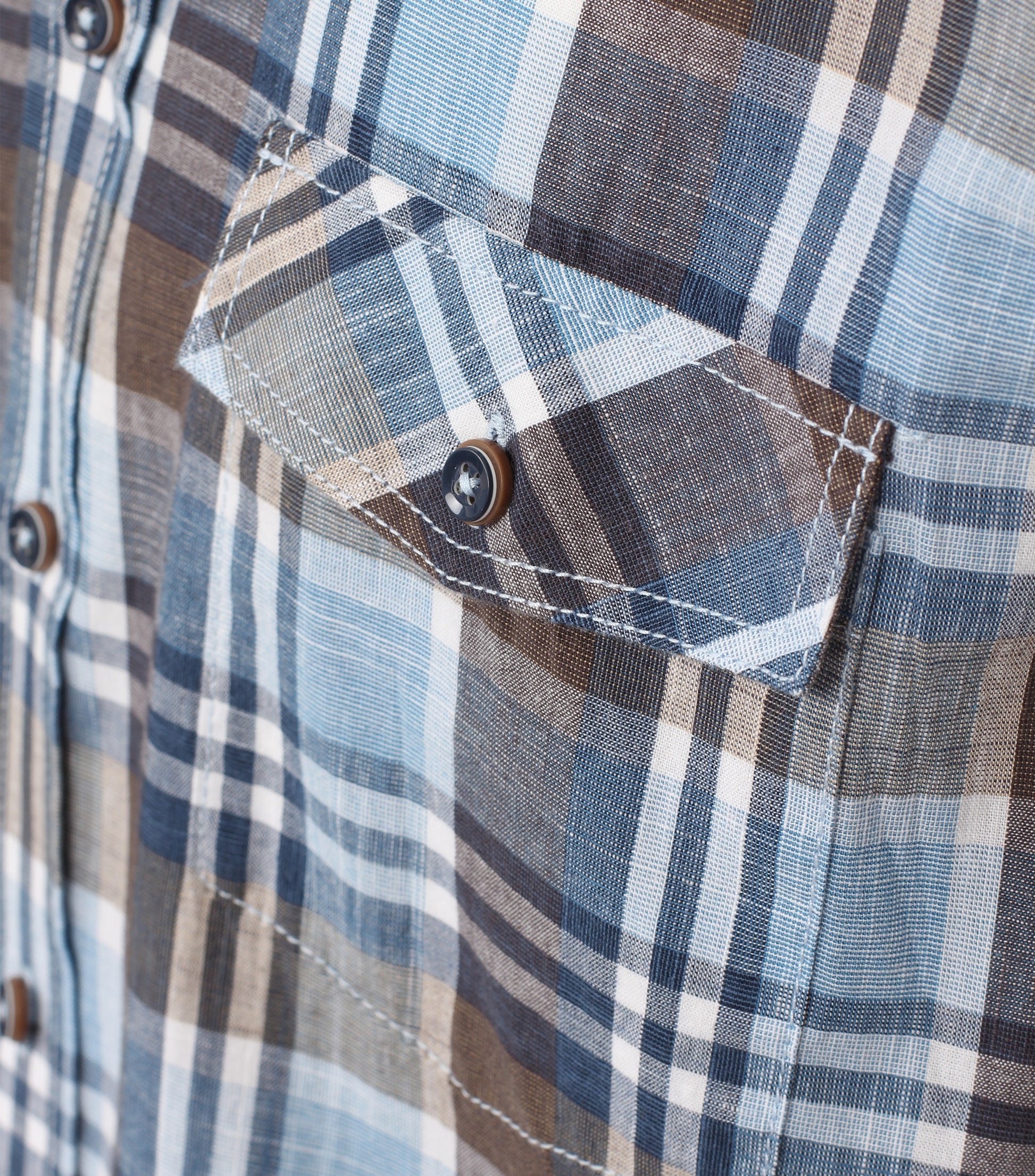 Kent Casual Short 1/2Arm blau Bild 2