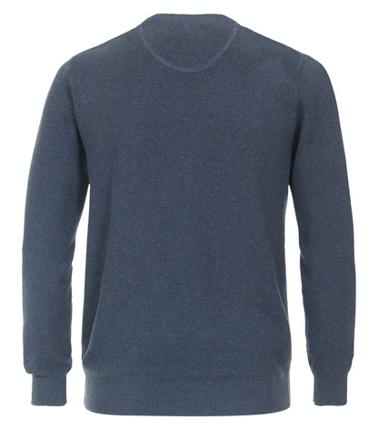 Pullover,O-Neck aqua bis pet Bild 2