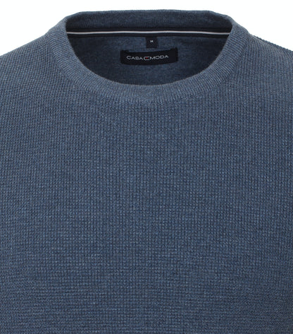 Pullover,O-Neck aqua bis pet Bild 3