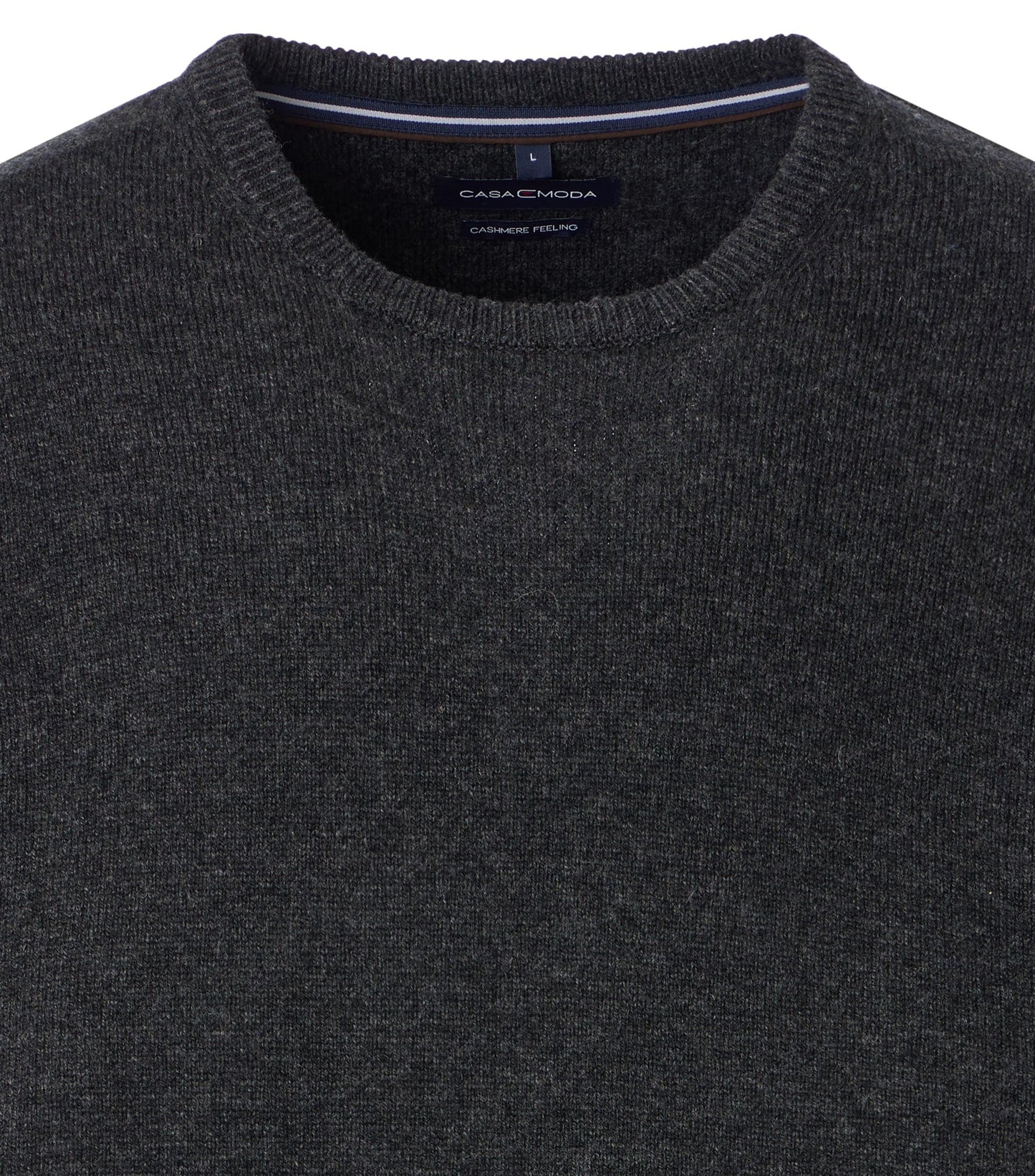 Pullover, O-Neck anthrazit Bild 2