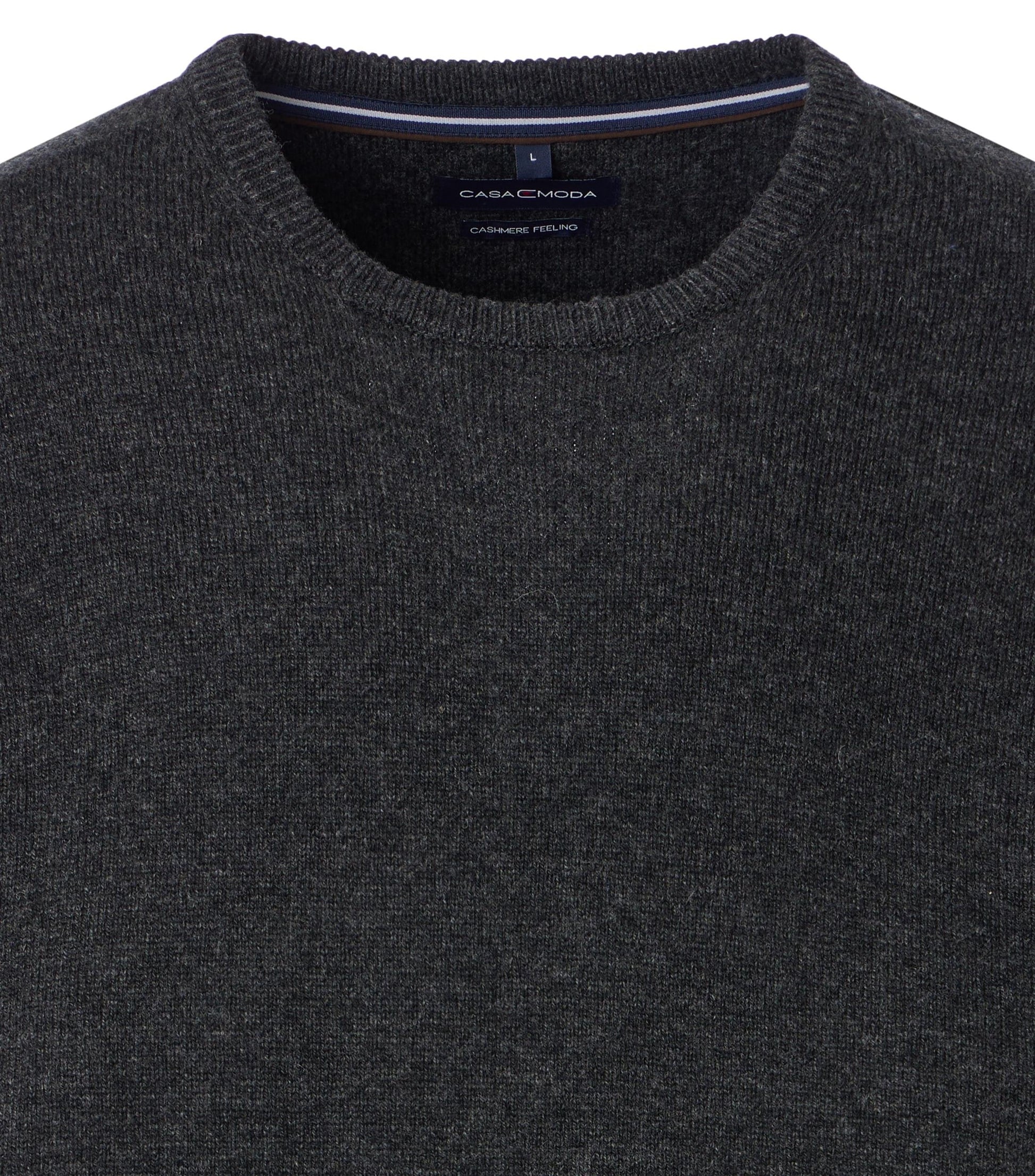 Pullover, O-Neck anthrazit Bild 2