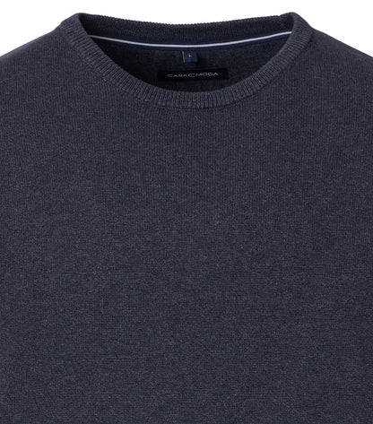 Pullover, Rundhals blau Bild 2
