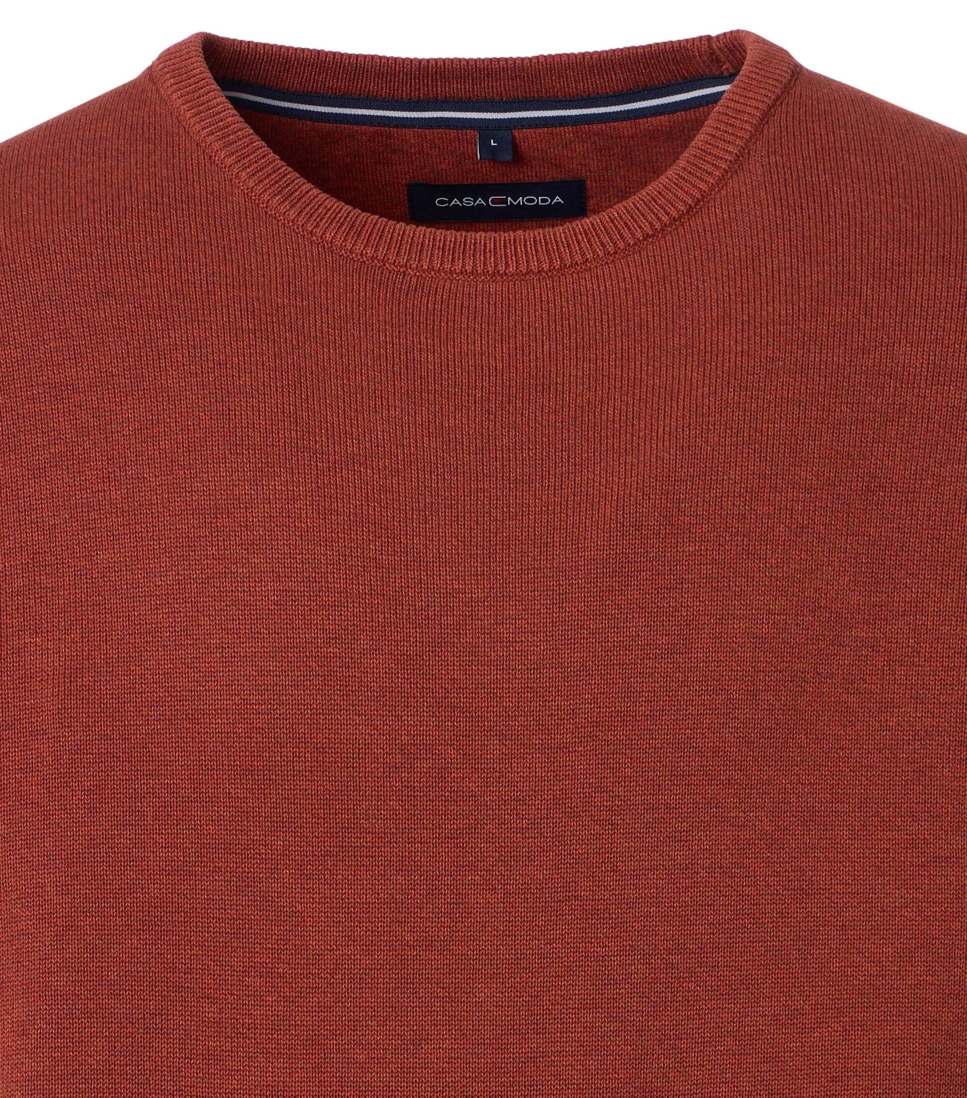 Pullover, Rundhals orange Bild 2