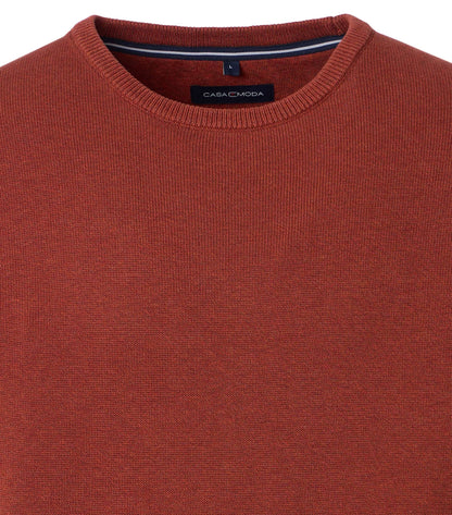 Pullover, Rundhals orange Bild 2