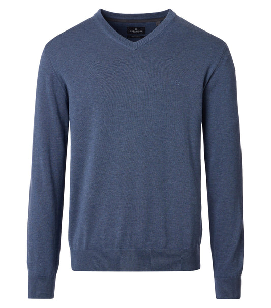 Pullover V-Neck NOS blau Bild 1
