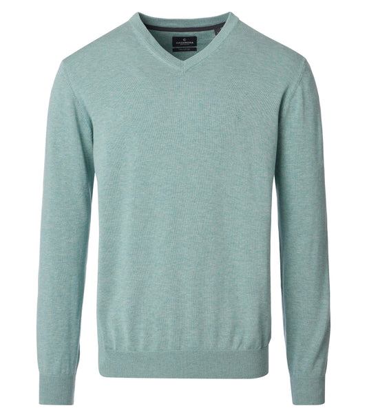 Pullover V-Neck NOS grUEn Bild 1