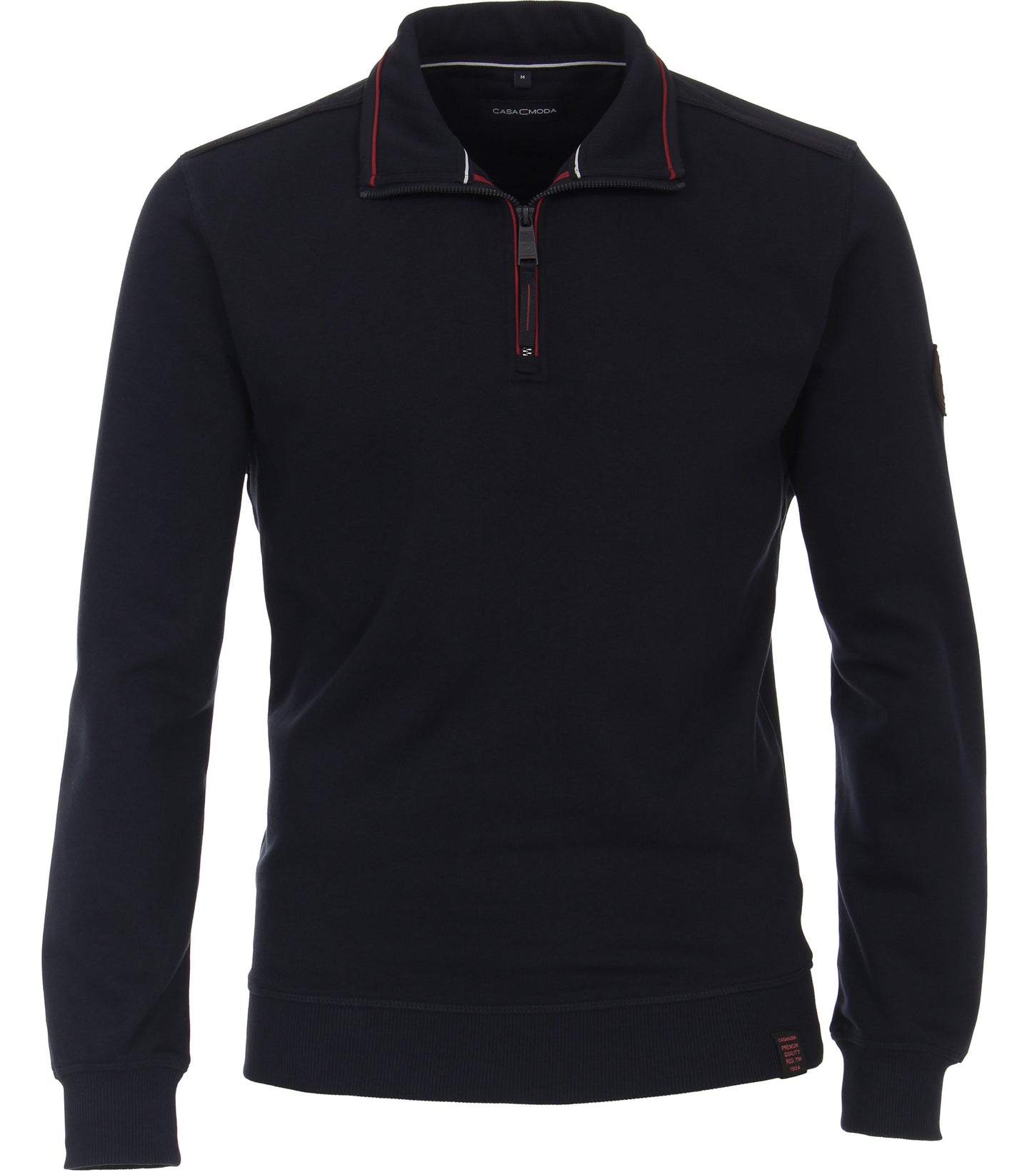 SNOS Sweatshirt mit Zip blau Bild 1