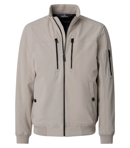 Softshell Blouson beige Bild 1