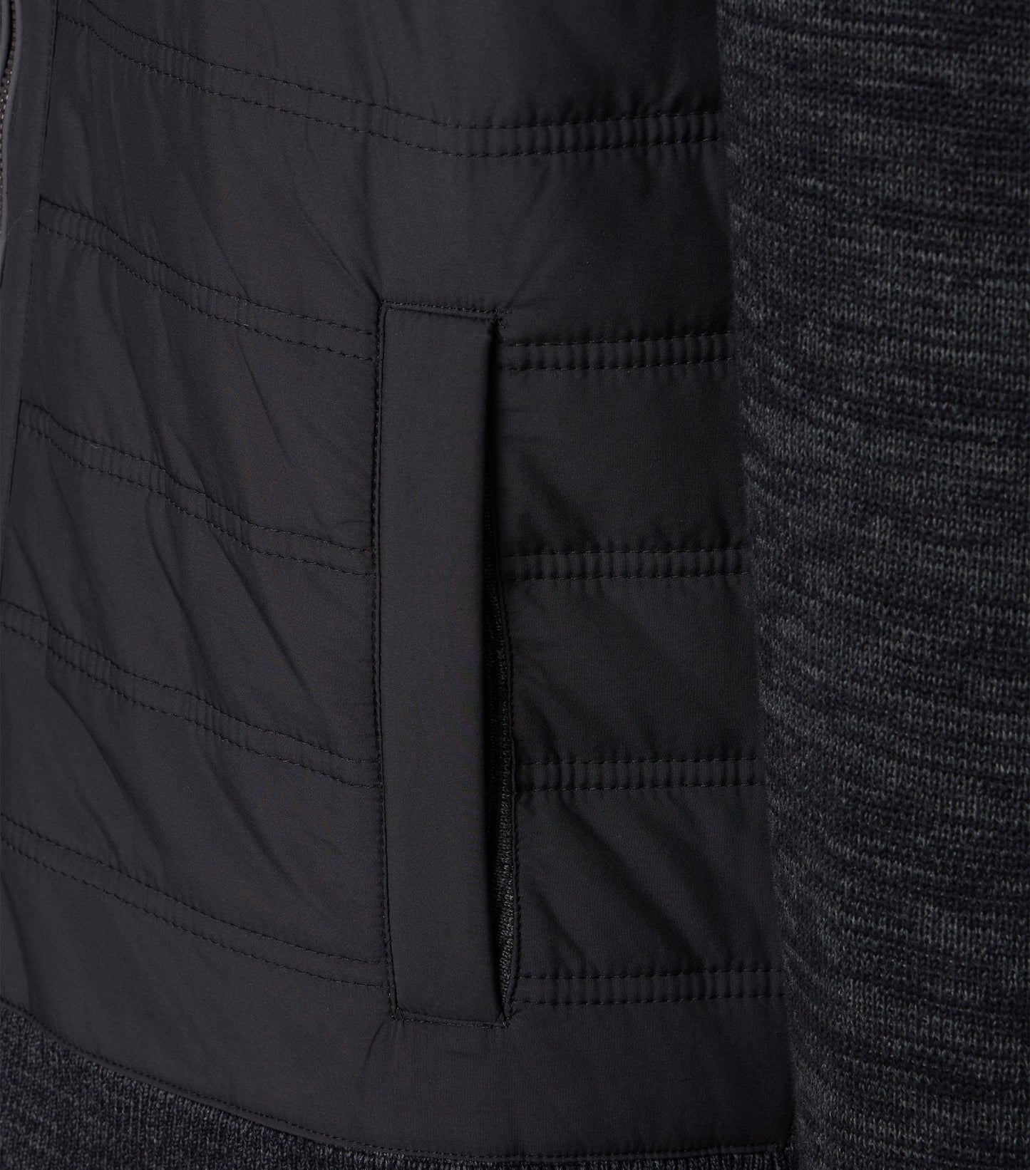 Strickjacke Hybrid schwarz Bild 2
