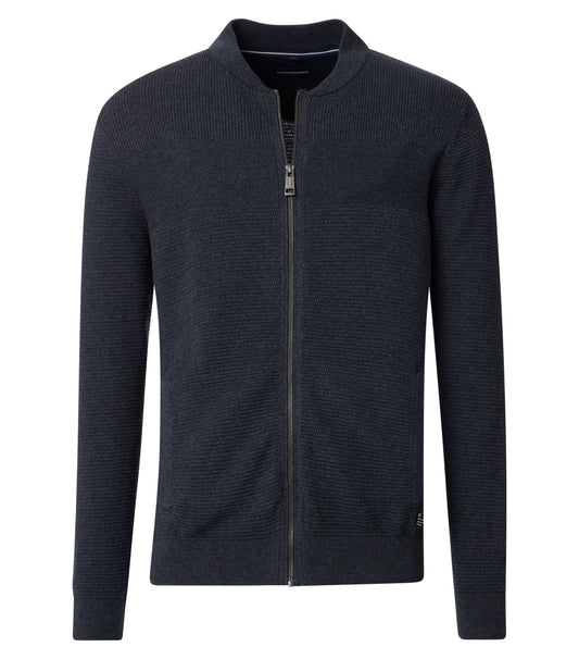 Strickjacke, RV,Collegekr. aqua bis pet Bild 1