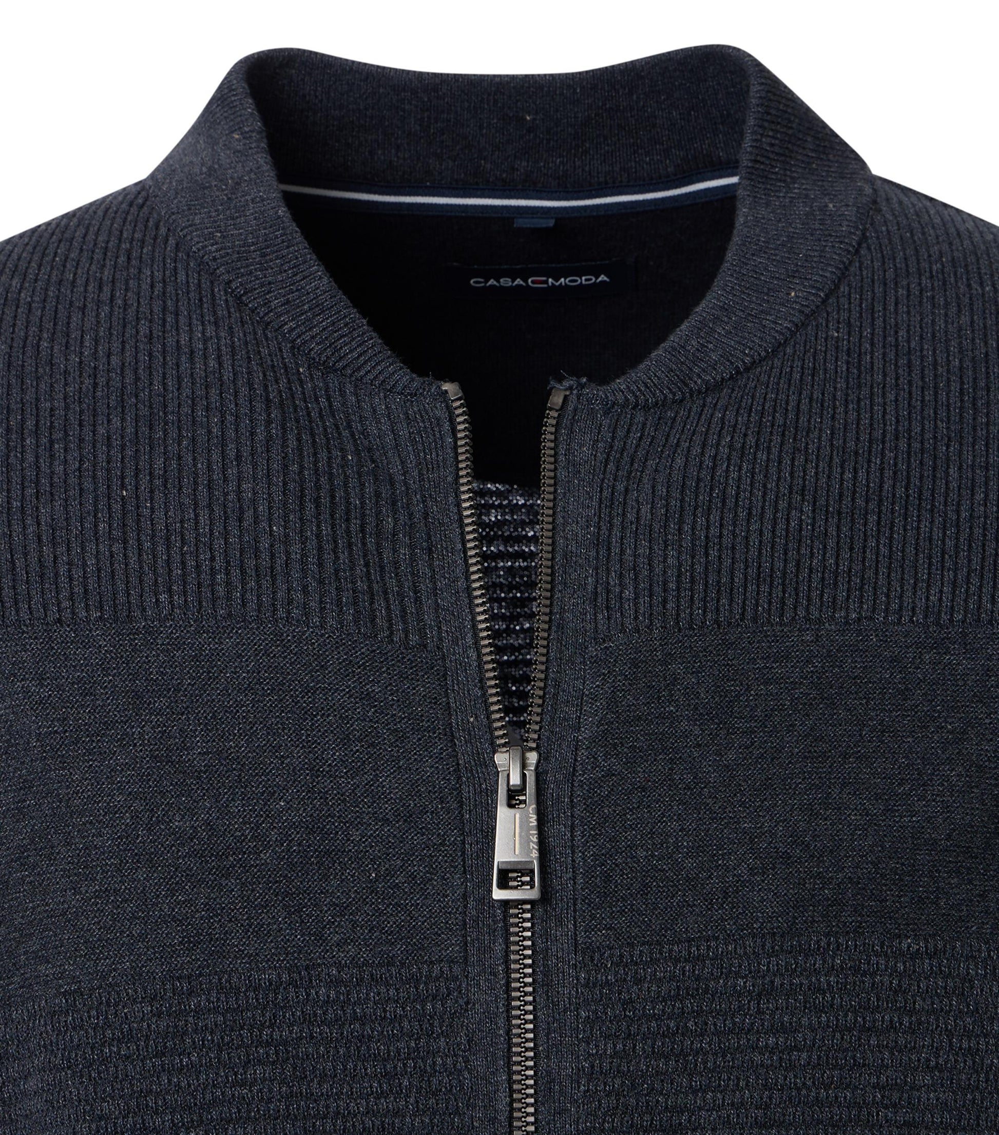 Strickjacke, RV,Collegekr. aqua bis pet Bild 2