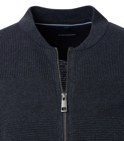 Strickjacke, RV,Collegekr. aqua bis pet Bild 2