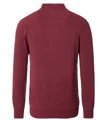 Strickjacke, RV,Collegekr. rot Bild 3