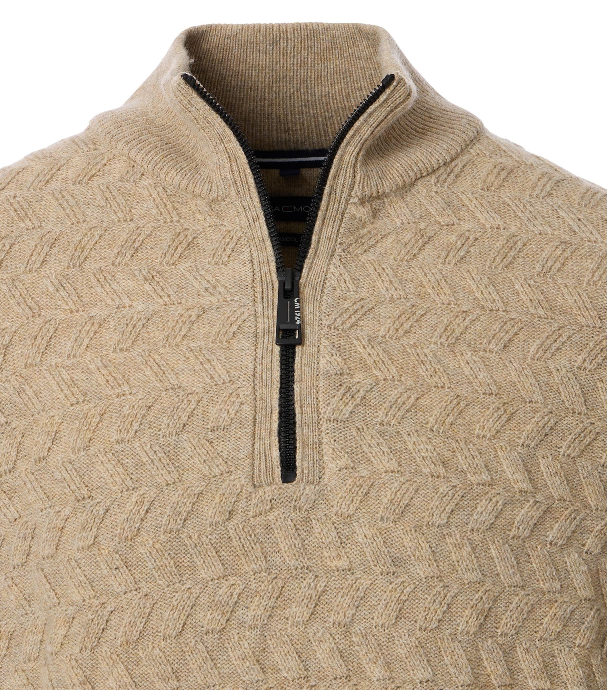 Stricktroyer beige Bild 2