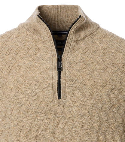 Stricktroyer beige Bild 2