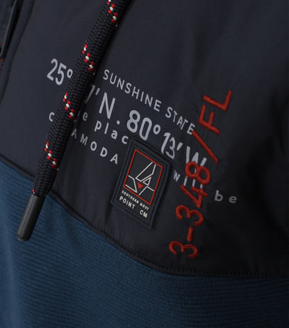 Sweatjacke,Hoody aqua bis pet Bild 3