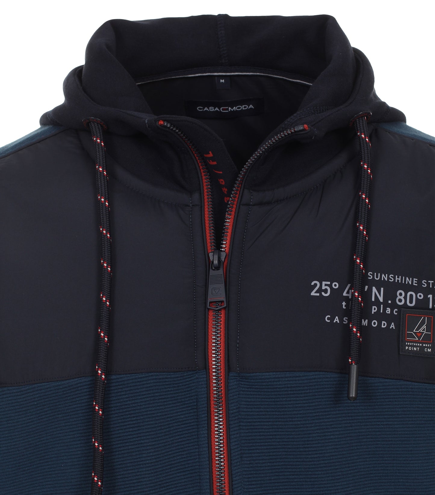 Sweatjacke,Hoody aqua bis pet Bild 4