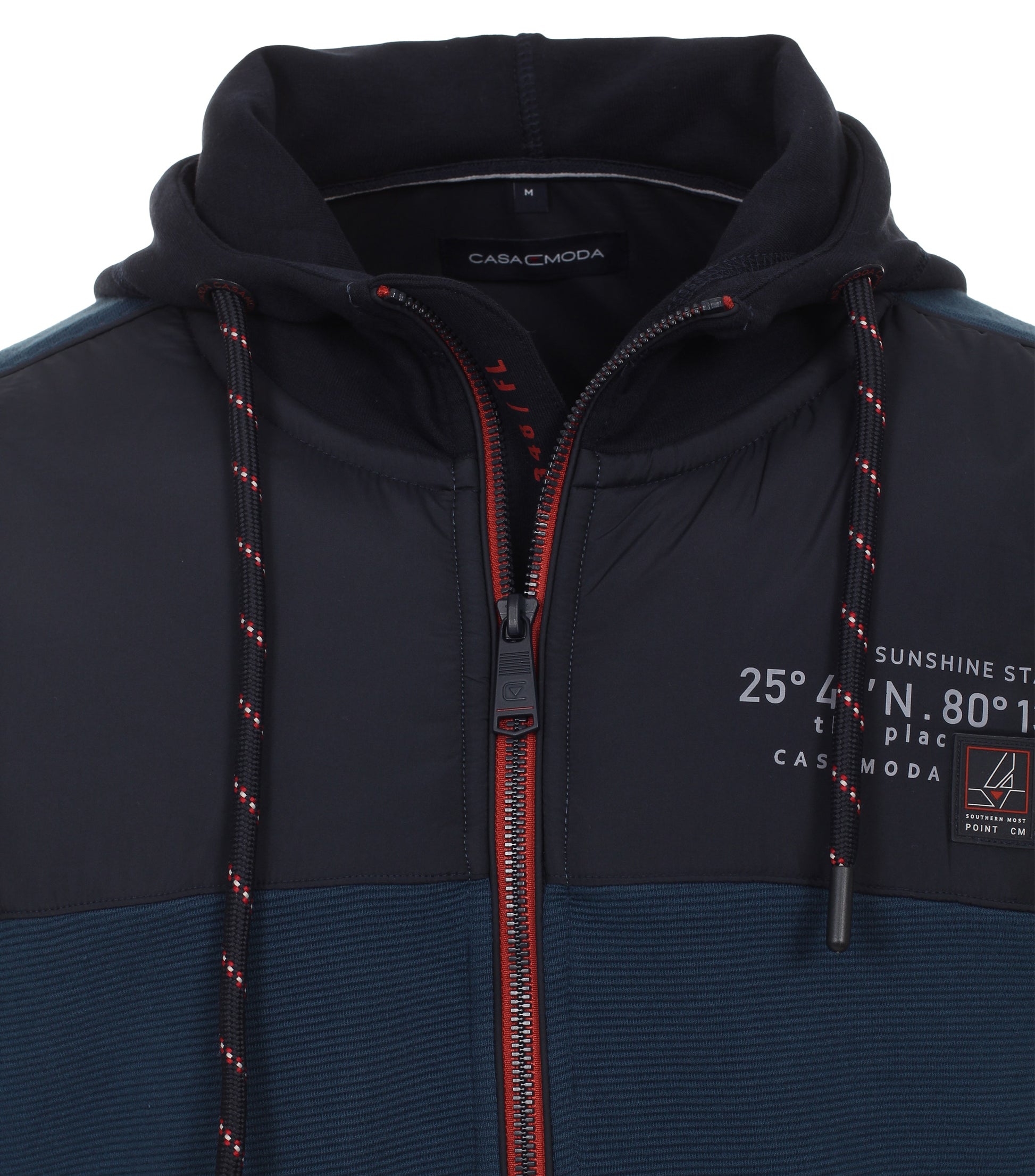 Sweatjacke,Hoody aqua bis pet Bild 4