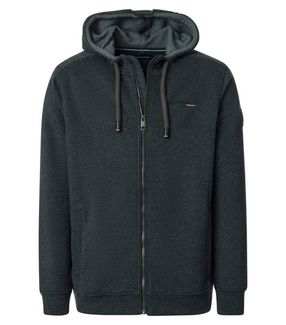 Sweatjacke mit Kapuze anthrazit Bild 1