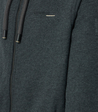 Sweatjacke mit Kapuze anthrazit Bild 2