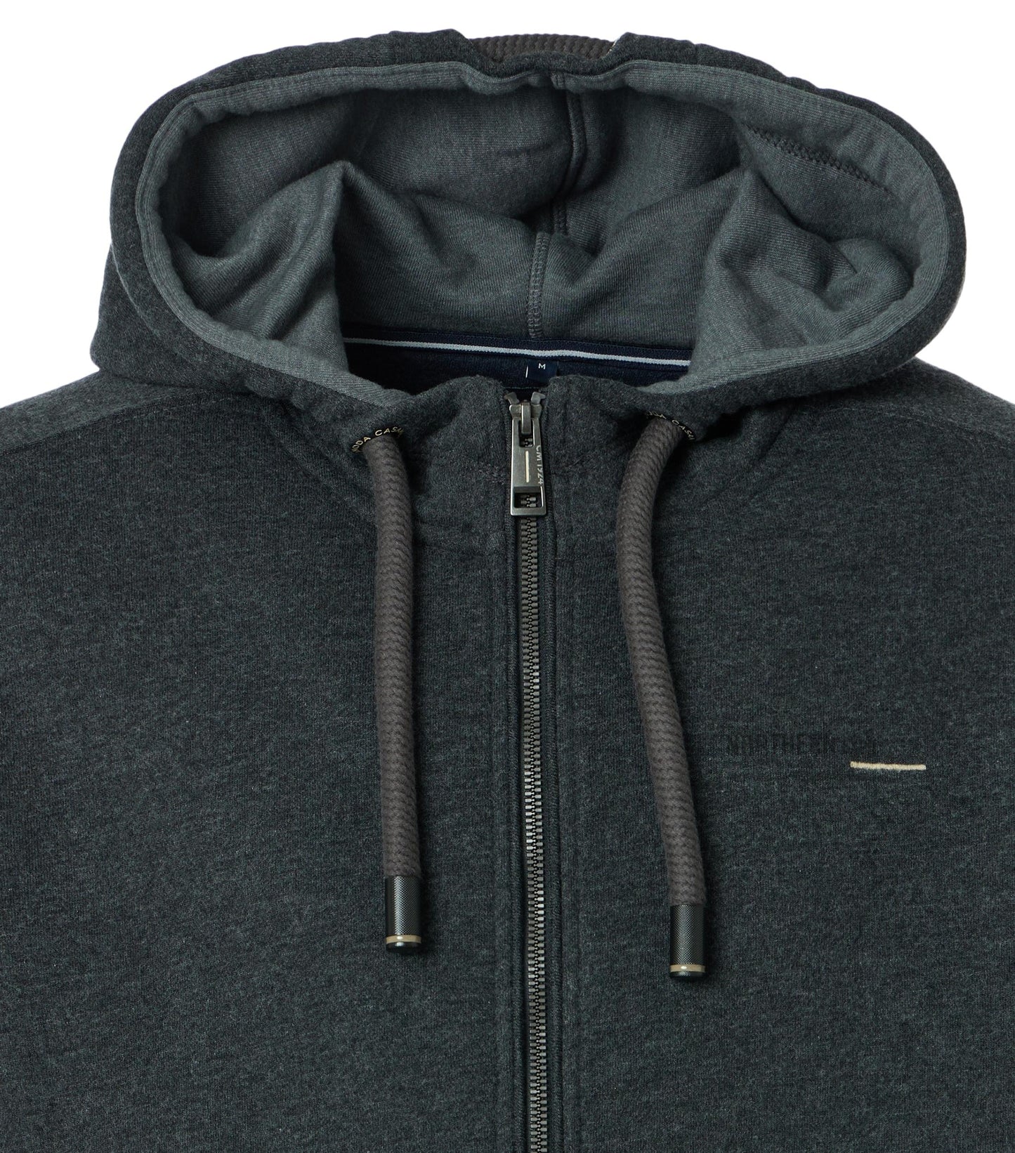 Sweatjacke mit Kapuze anthrazit Bild 3